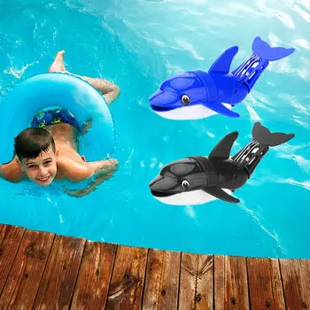 

Funny Cute Animal Dolphin Child Bath Toy Electric Swimming Dolphin Beach Toy Electric Fish Bath Toy for Children #20 Baby Toys