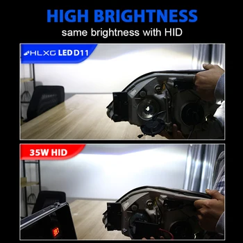 

HLXG 14000LM canbus luces led H4 H7 LED Bulb Mini 12V 60W 12V H8 H9 H11 9005 HB3 9006 HB4 H7 LED Car Headlight Auto Light lamp