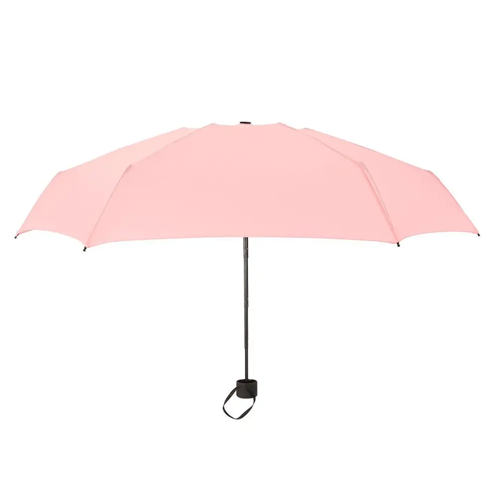 Pink Мини Карманный Компактный Зонт складной зонт от солнца мини свежий солнцезащитный крем 5 Защита от дождя и ветра зонты для путешествий A10 - Цвет: Pink