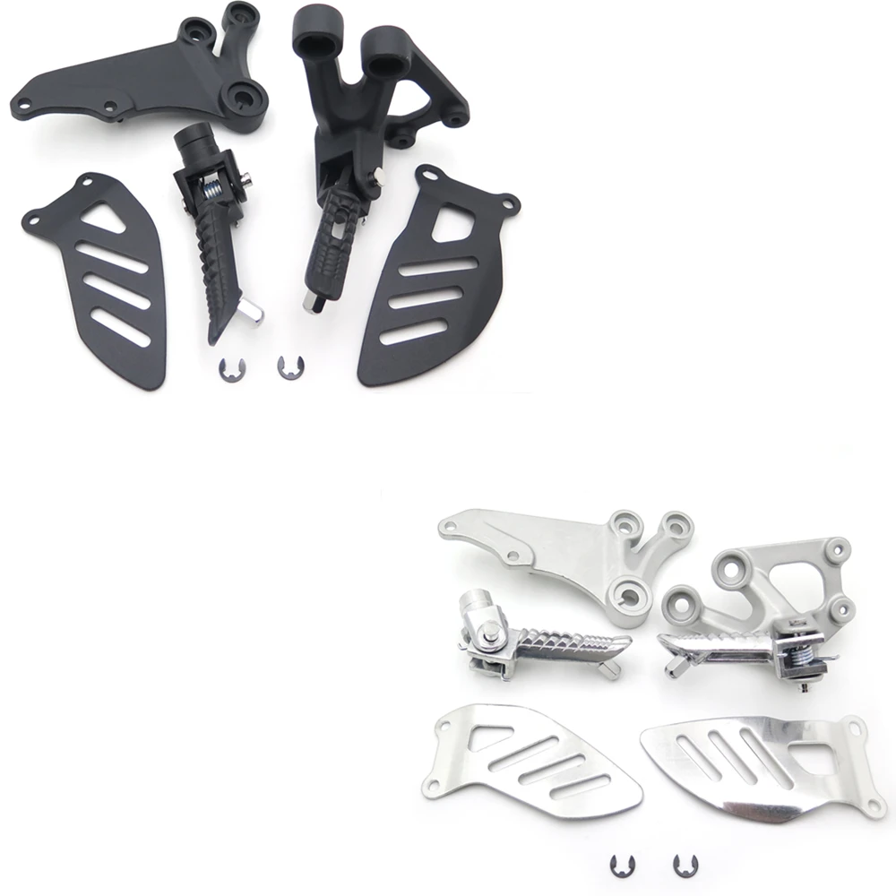 Foot Pegs Footrest Bracket For Suzuki Gsxr 600 Gsxr 750 20062010 Black