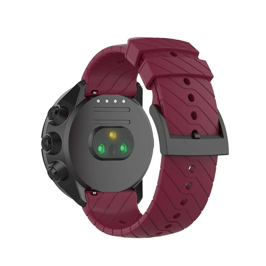 CARPRIE силиконовый сменный спортивный ремешок для наручных часов Suunto 9 Аксессуары для умных часов модный ремешок для наручных часов 24 мм