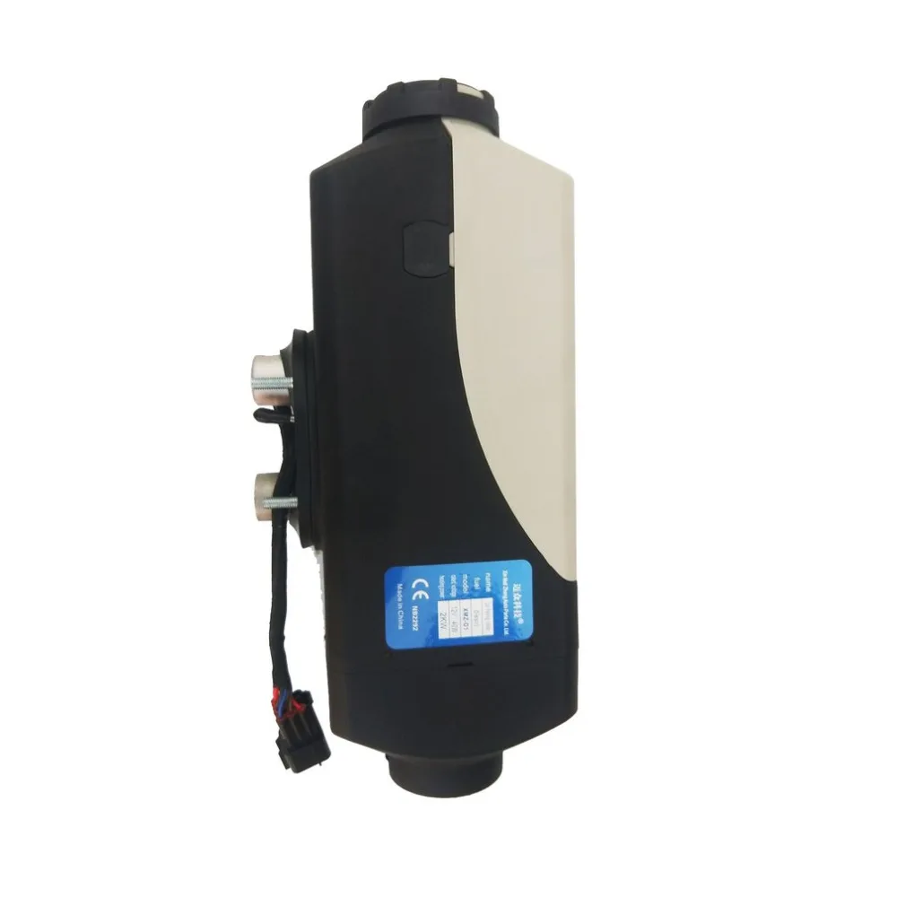 Hot Sale 12V Plastic Black Gray Single Hole 3KW Heater With Muffler New Digital Display Switch