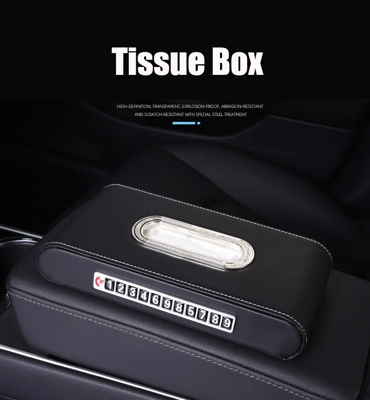 Caixa de Tecido para Tesla Pala de Sol do Carro Portátil de Couro Guardanapo de Papel Pendurado tipo Universal Model Titular Auto Acessórios 3 x s Box 6 High Quality Automóveis e motos