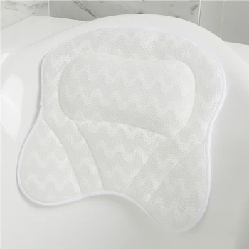 

Luxury Waterproof Home Spa Bath Pillow Non-Slip Comfort Bath Cushion UK SELL