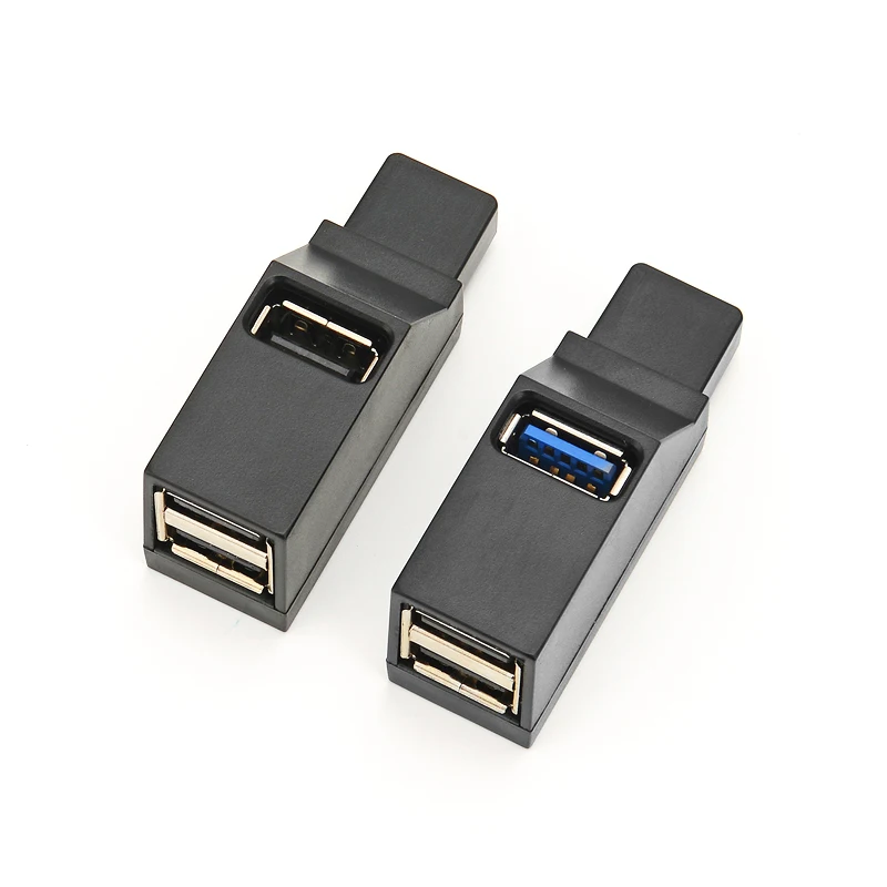 10 шт./лот Мини 3 порта usb-хаб 3,0 USB 2,0 высокоскоростной разветвитель коробка передачи данных адаптер для ПК ноутбука MacBook Pro Аксессуары