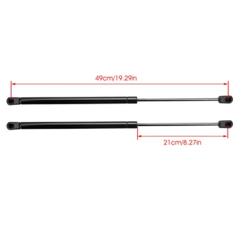 

Rear Support Struts Hatch Tailgate Lift Gas Spring B20878 Pneumatic Black