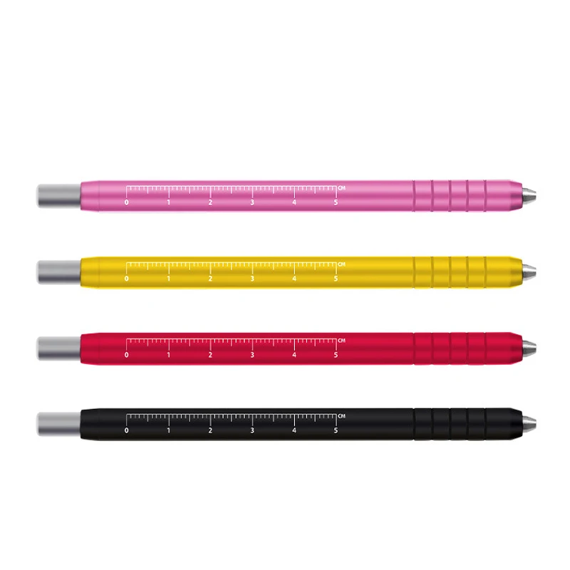 

Microblading Permanent Makeup Eyebrow Lips Makeup Aluminum Alloy Press to Install Manual Pen For Round Needles tattoo supplies