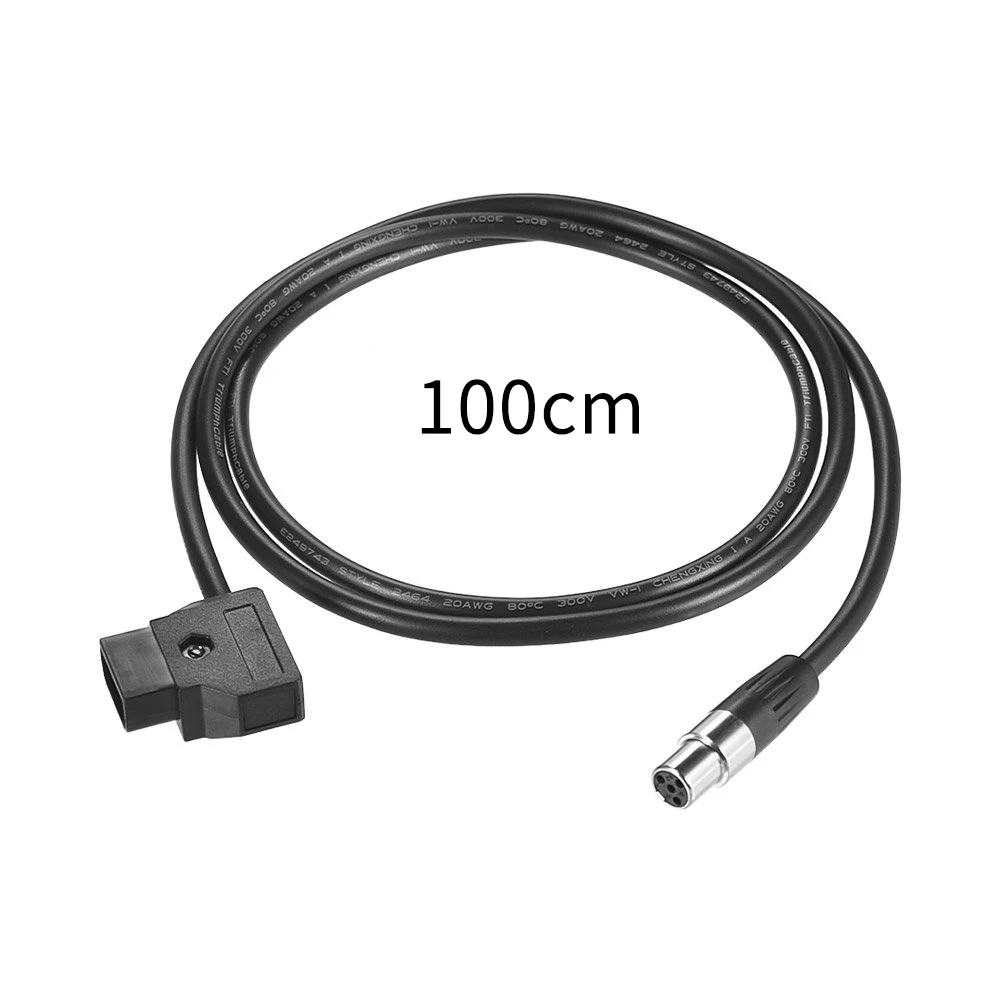 D-Tap для мини-XLR 4-контактный кабель прямой шнур 100 см кабель Длина для VFM 5,6 Inch монитор