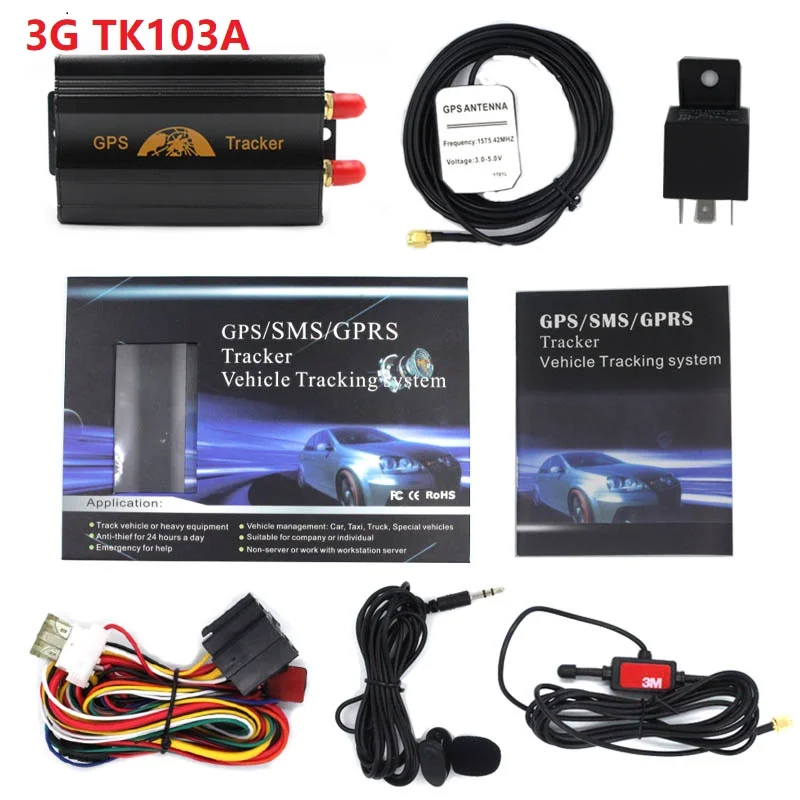 Автомобильный gps-трекер 3g TK103A Coban gps 103A 3g WCDMA/GSM/GPRS отслеживающий локатор в реальном времени датчик удара двери ACC сигнализация бесплатное приложение