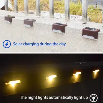 

Deck Lights Solar L Type Ground Light Home Outdoor Eco-Friendly Walkway Lights Durable Wall Light Building Light