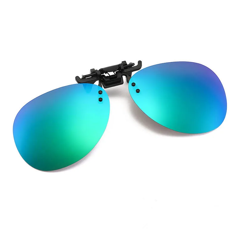 Съемные линзы ночного видения, Металлические поляризованные прикрепляемые очки, солнцезащитные очки для вождения автомобиля