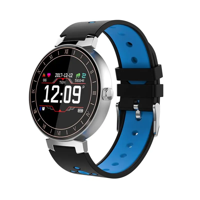 Smartwatch Blue L8 смарт-браслет Фитнес трекер мульти-спортивный режим Цвет Экран IP68 Водонепроницаемый браслет с функцией измерения давления для Android IOS Smart Watch - Цвет: Smartwatch Blue