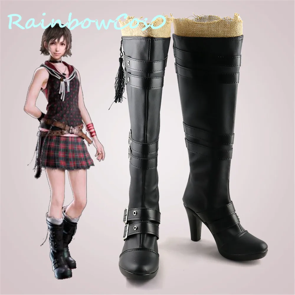 

RainbowCos0 Cosplay Shoes Final Fantasy XV Iris Amicitia Boots Game Anime Halloween