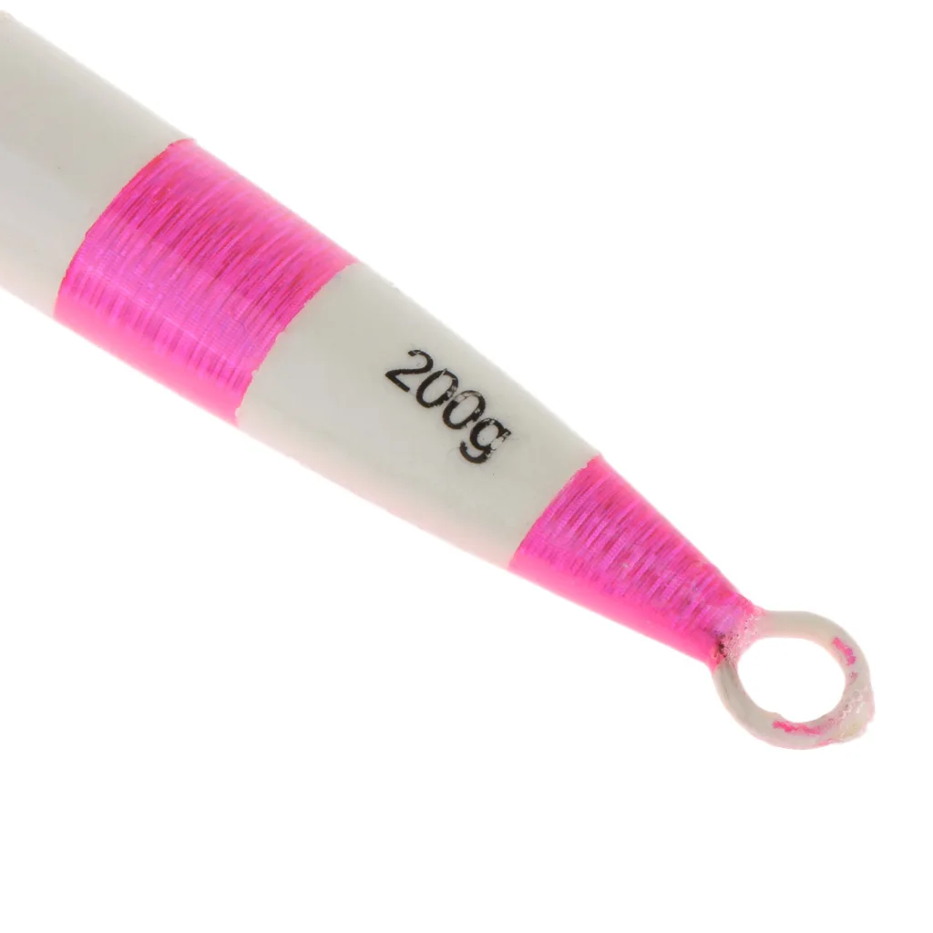 200g 19.8cm Metal Fishing Lures Vertical Jigging Bait Hard Heavy Weight Hard Bait Crankbait for Casting