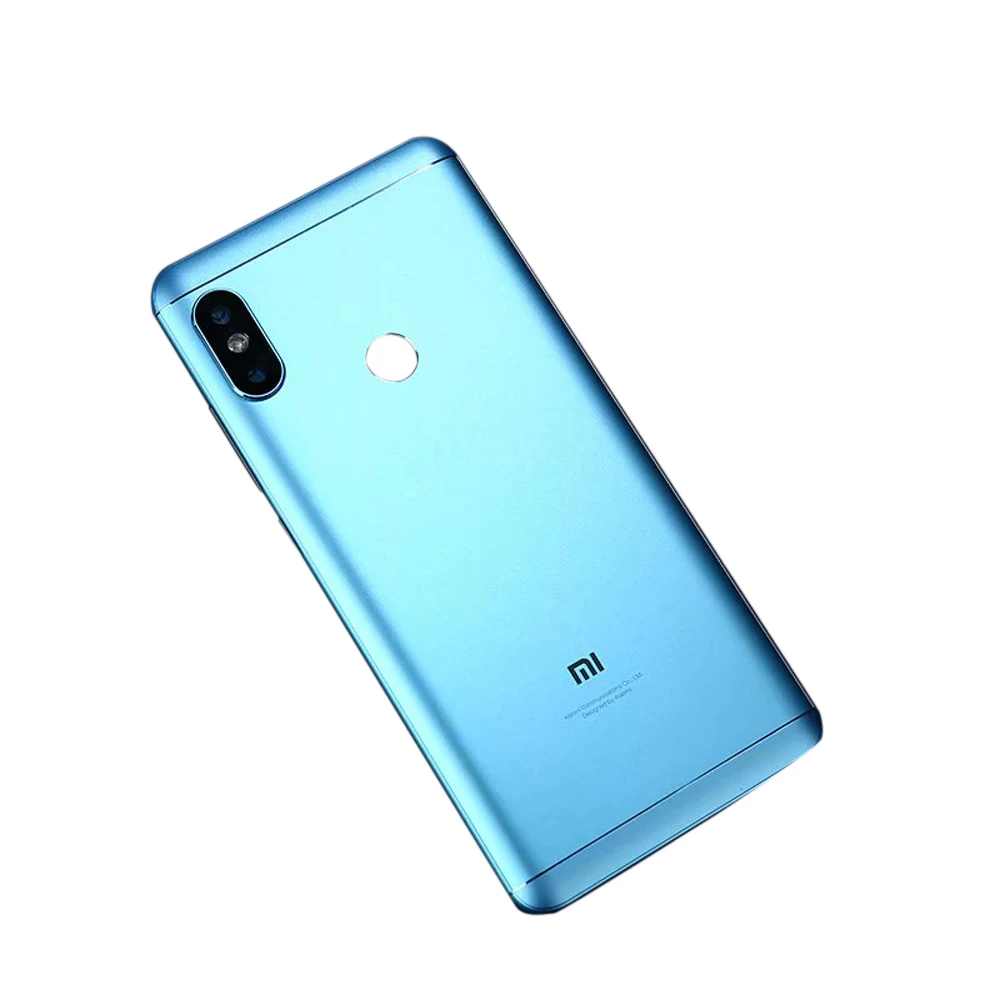 Металлический корпус батареи для Xiaomi redmi note 5 Pro запасные части redmi note 5 задняя крышка с кнопками объектива