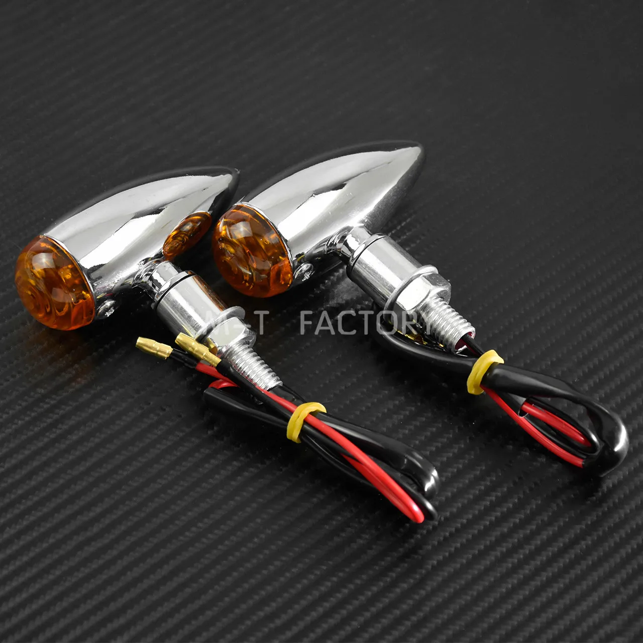 Sinal de Seta para Motocicleta Peças para Harley Lâmpada Cromada Universal Peças - 4 Chopper Cruiser Bobber 2 5 Computers & Electronics