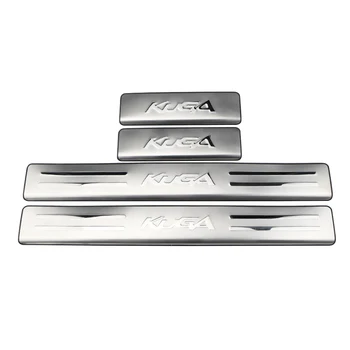 

DAEFAR Car-styling Stainless Steel Side Door Scuff Plate Door Sill Trim Fit Car accessories For Ford Kuga Escape 2012 - 2017