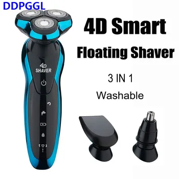 

Electric Shaver Razor Beard Nose Trimmer Trimer Shaving Machine for Men Barbeador Rechargeable Washable Wet Dry Waterproof