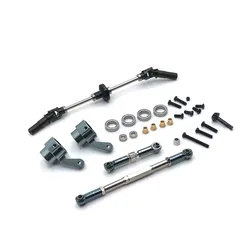 MN Model 1/12 D90 D91 D96 MN99S RC Car Metal Modification Parts Steel Teeth Front Axle Bottom Axle Steering Cup Steering Rod