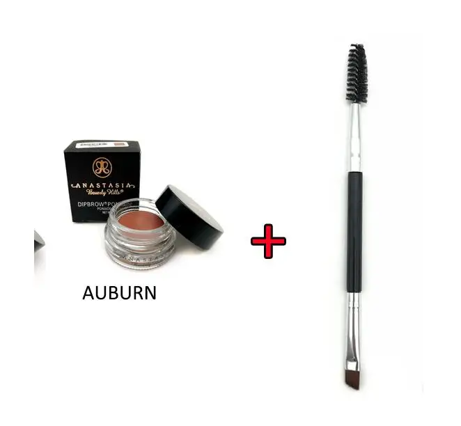 02-AUBURN Anastasiaes Dipbrow, помада для бровей, макияж, 11 цветов, Anastasias Beverlying Hills, пудра, крем для бровей - Цвет: 02-AUBURN