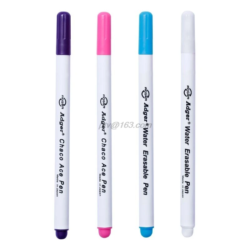 4pcs/set Soluble Cross Stitch Water Erasable Pens Grommet Ink Fabric Marker Marking Pen DIY Needlework Tool | Дом и сад