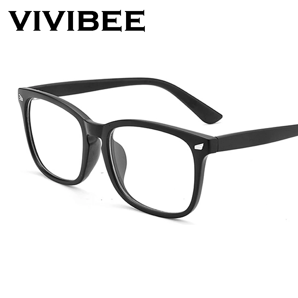VIVIBEE женский негабаритный черный анти-синий луч светильник леопардовые очки для