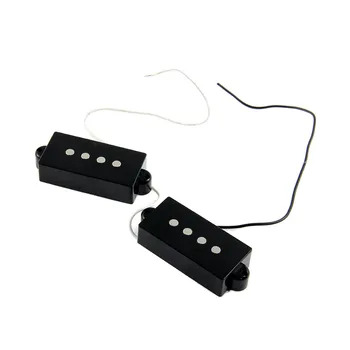 

2 Pieces Black 4-string Noiseless PB Bass Guitar Pickup With Screw Spring