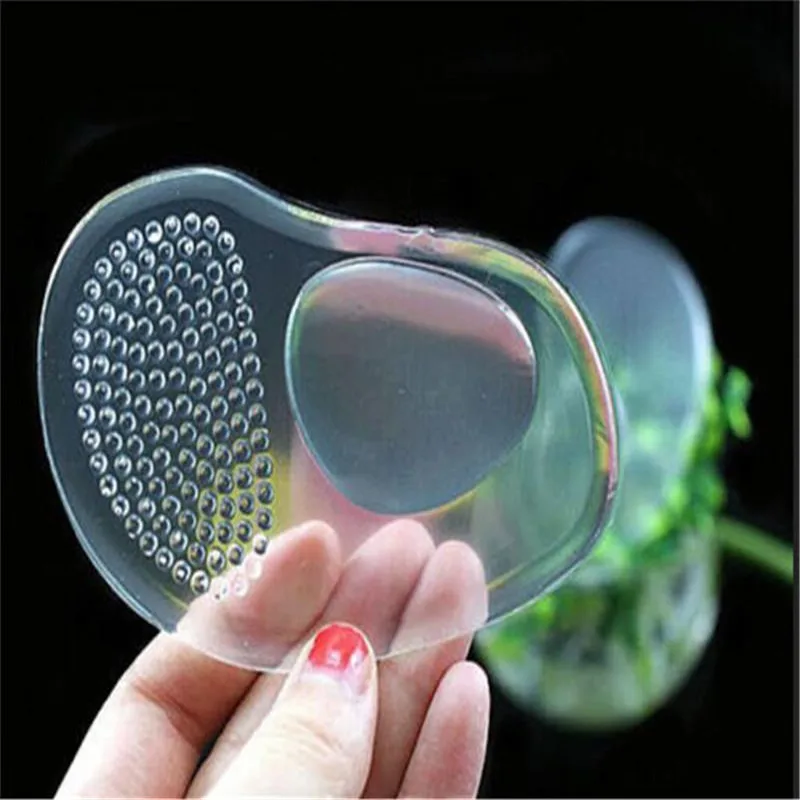 Gel Silicone Forefoot Pad Insoles Inserts Massager Anti-slip For High Heels Woman Shoes Sandals Accessories