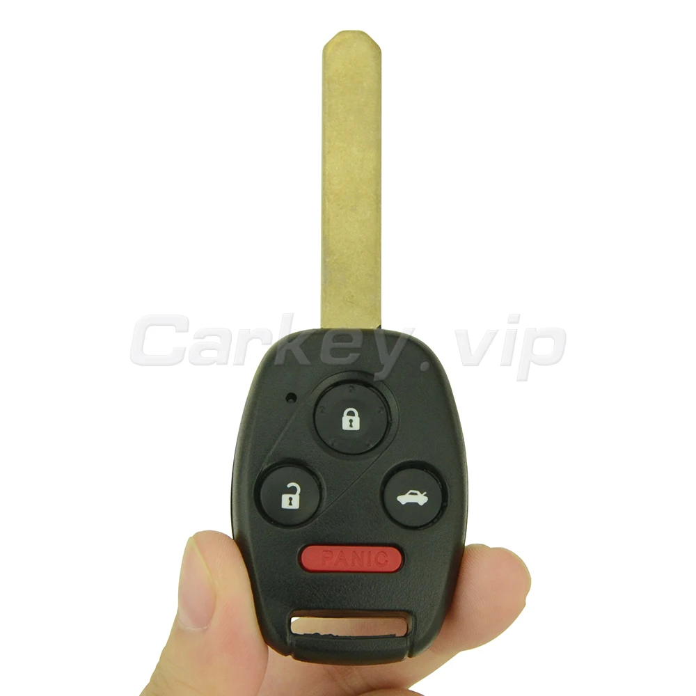 Remotekey Remote Head Key OUCG8D-380H-A For Honda Accord 2003 2004 2005 2006 2007 3 Button With Panic 313.8Mhz ID46 Chip Car Key remotekey hlik 1t car remote key 3 button hon66 blade 434mhz pcf7961 id46 chip for honda accord crv 2009 2010 2011
