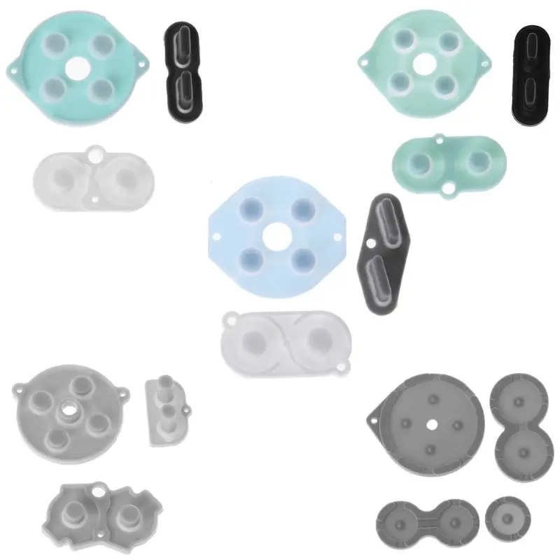 

Rubber Conductive Buttons Replacement Controllers Contact Button A-B D-pad for Game Boy Classic GB GBC GBP GBA SP Silicone Start