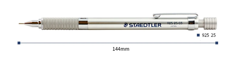 Германия STAEDTLER 925 25 механические карандаши Профессиональный разработки металлическая ручка стержень 0,3/0,5/0,7/0,9/1,3/2,0 мм