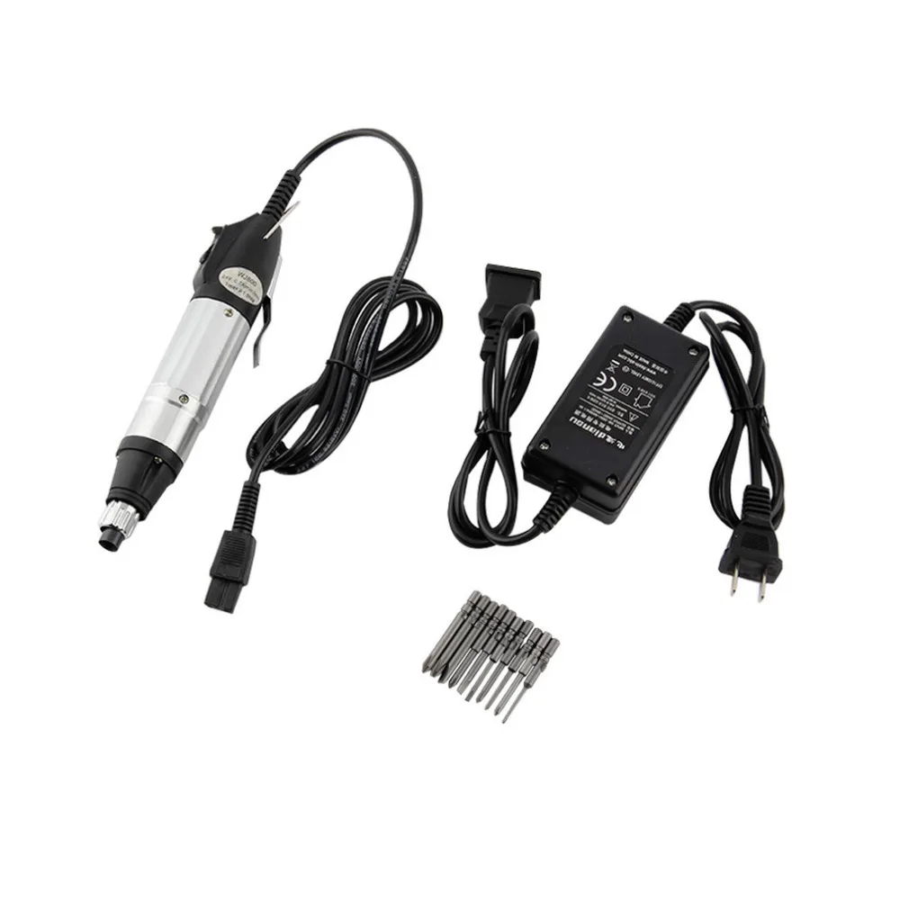 

1pcs Hot DC Powered Electric Screwdriver 800 + Small Power Supply + 10 Bits Hand Tools Worldwide
