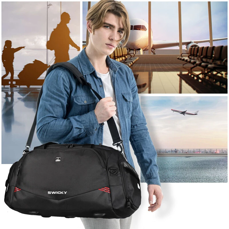 Bolsa deportiva de gimnasio para hombre y mujer, bolsa de Yoga personalizada  para entrenamiento, de viaje, de nailon grande, con logotipo impreso|Bolsas  de viaje| - AliExpress