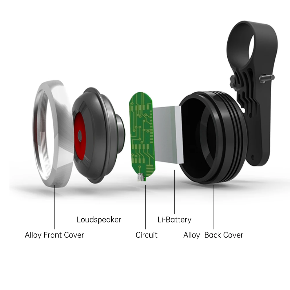 125db USB велосипедные звонки цикл клаксон мотоцикла дополнительный Анти Вор