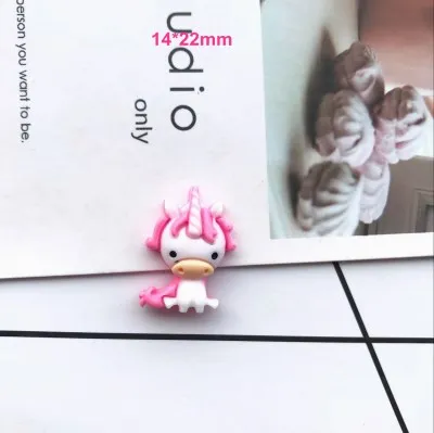 Темно-серый Плоский backe Смола kawaii динозавр Единорог Diy украшение для мобильного телефона Аксессуары для детских волос аксессуары - Цвет: Темно-серый