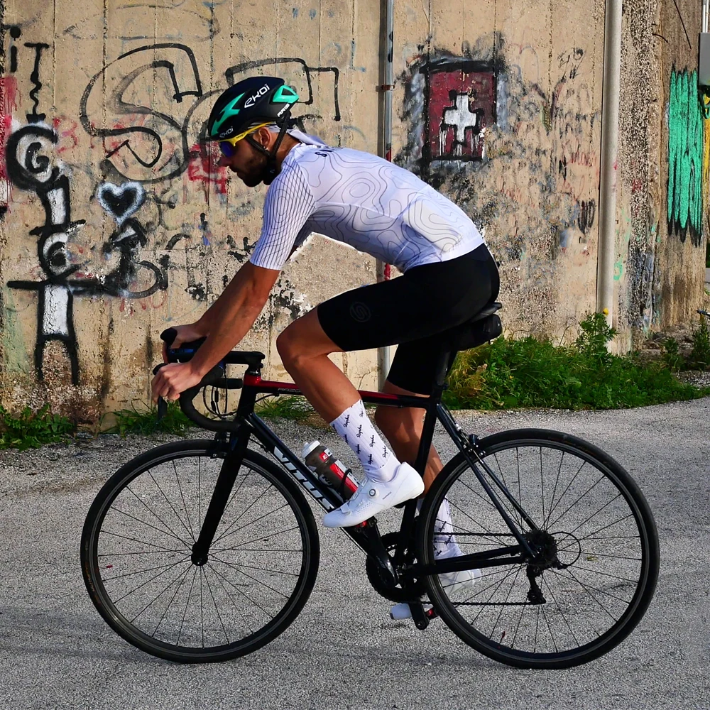 Maglia Da Ciclismo Uomo Maniche Corte - Traspirante, Con Chiusura Lampo, Per Sport E Allenamento
