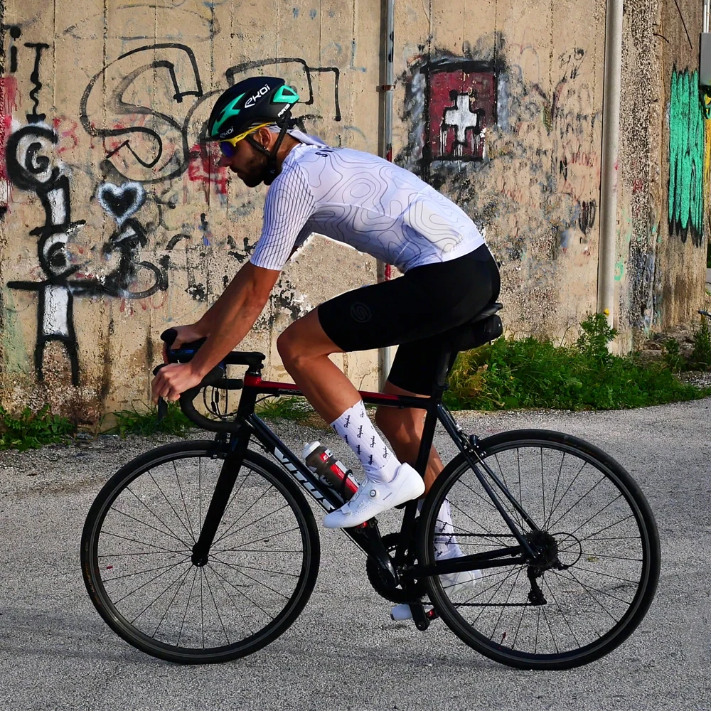 Mens  Short Sleeve Cycling Jersey MTB Team Road Bike Bicycle Riding Shirts Tops