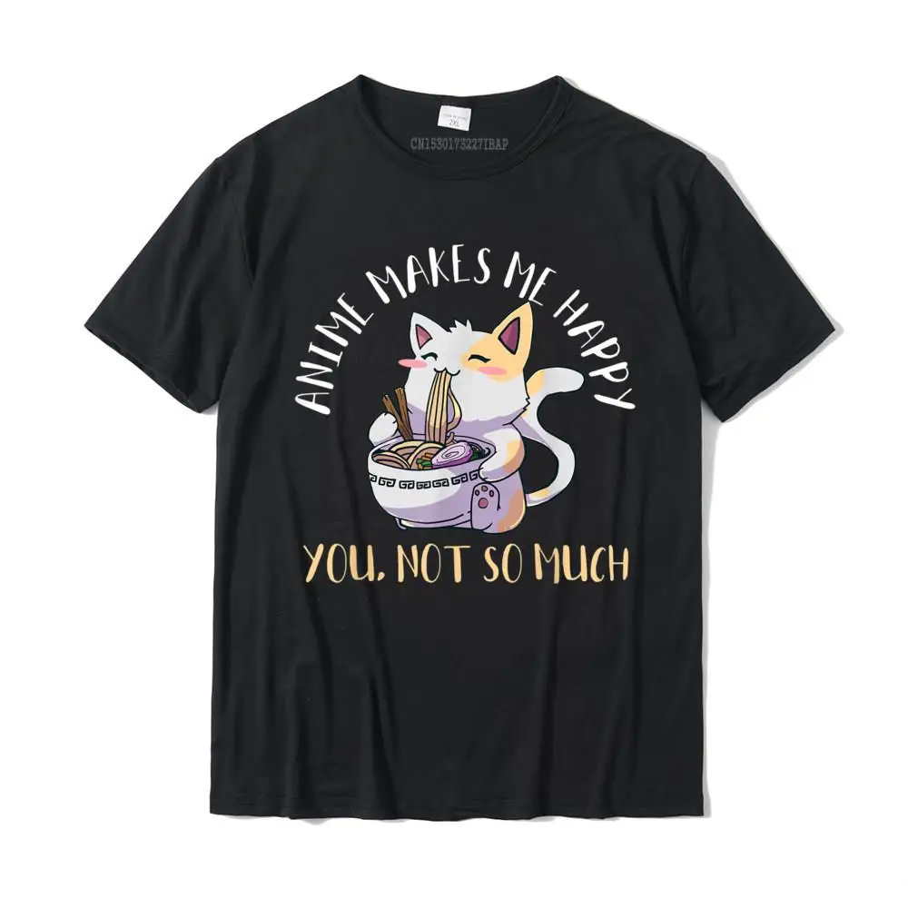 Round Collar Kawaii Neko Anime Cat T-Shirt__MZ23915 100% Cotton Man Tshirts Birthday Tops & Tees Latest Tees Short Sleeve Kawaii Neko Anime Cat T-Shirt__MZ23915 black