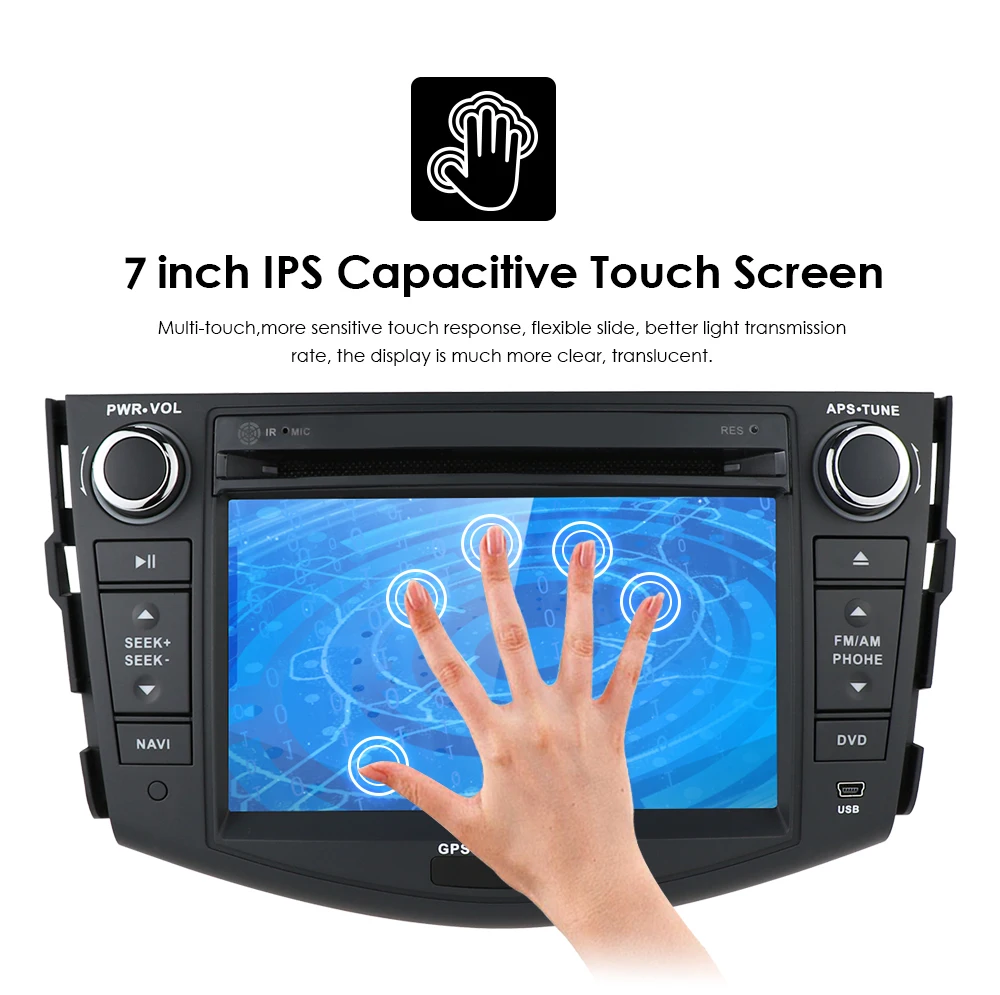 Новинка! 4G ram+ 64G rom android 9,0 gps автомобильная навигация для TOYOTA RAV4 2006-2012, wifi/4G/TPMS/DAB/OBD/RDS, карта