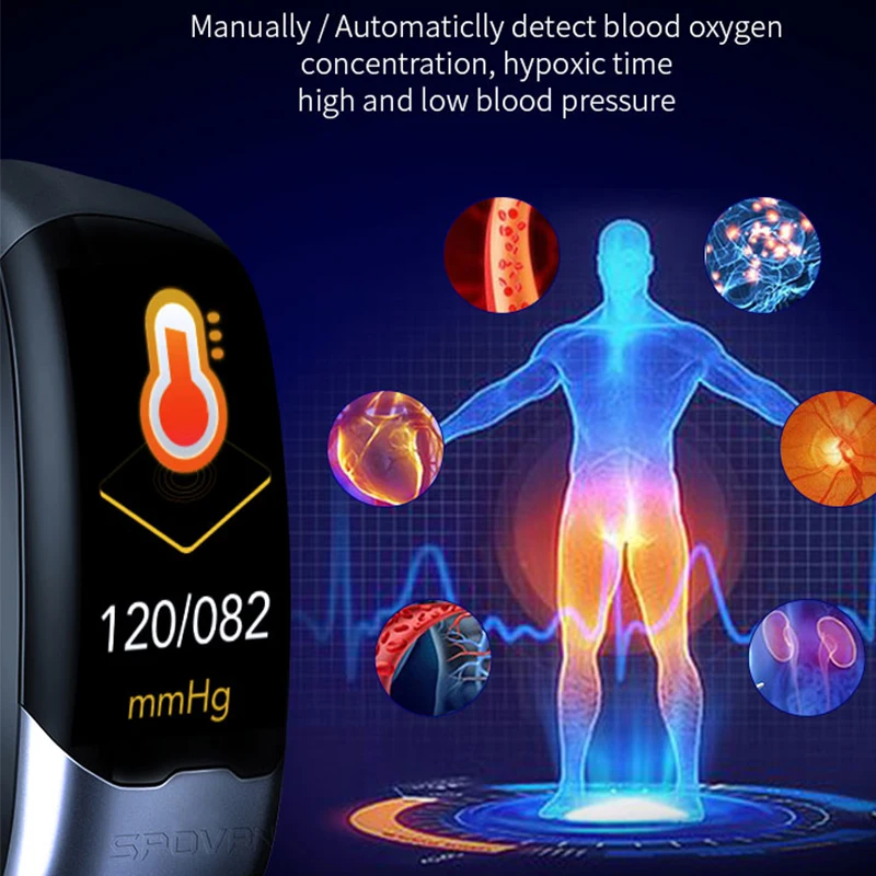 ЭКГ часы PPG Спорт Смарт Браслет USB мода датчик сердечного ритма браслет для