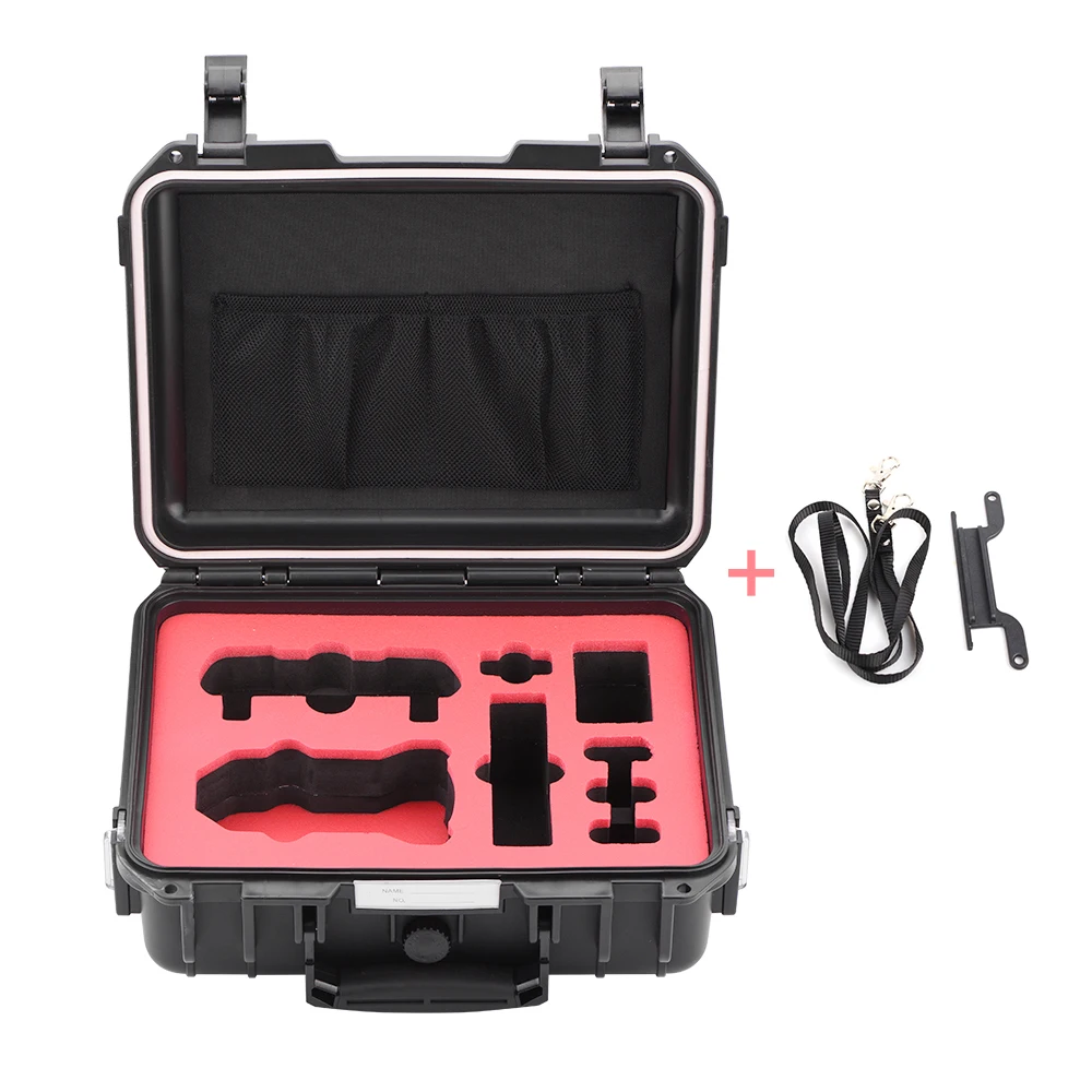 New XNG Mini Storage Bag With Handle Storage Bag Fashion Shockproof Protective Waterproof Organizer Handbag Suitcase Black For DJI Mavic 