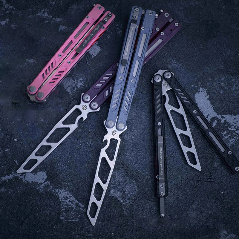 Maxace Banshee V2 Butterfly Knife with Ball Bearings Structure, EDC Stainless Steel Balisong