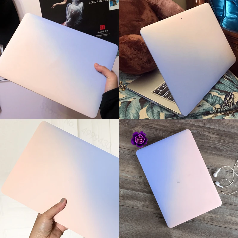 

New Solid Laptop Shell Case For Apple MacBook Air 13 2019 A2159 Pro 13.3 15 Retina 11 12 13.3 Touch Bar Notebook Keyboard Cover