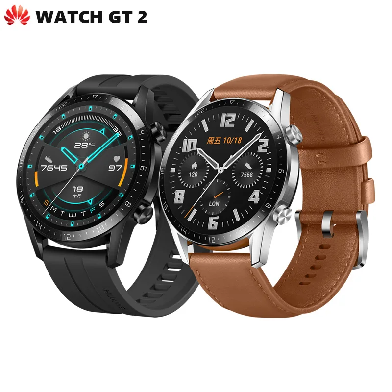 

2019New Huawei Watch GT 2 Smart watch Bluetooth Smartwatch 5.1 14Days Battery Life Phone Call Heart Rate For Android iOS Phone