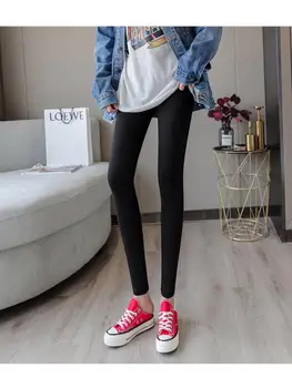 

Loose Casual Femme Autumn Big Size Long Pants Trousers Height Elastic High Waist Pencil Pants Soft Women's Pants Outwear