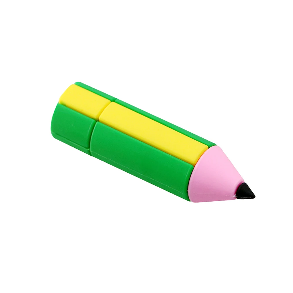 Новый USB флеш диск 256G мультфильм флешки силиконовый карандаш 8 Гб оперативной