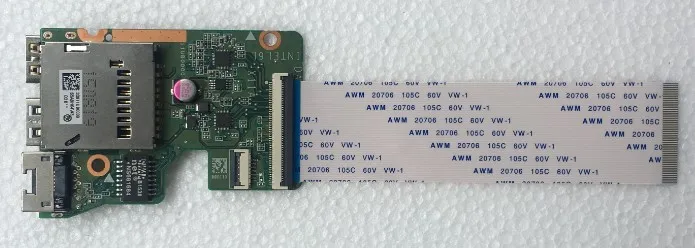 Cable and USB Board Кардридер Ethernet порт USB плата с кабелем для hp 15-A 15-AB серии, P/N DAX11ATB6D0 33X11UB0000 11UB0000 - Цвет: Cable and USB Board
