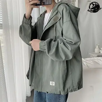 

2020 workjacket men's spring and autumn wearhood hooded top ins tide brand trend baseball suit jacket loose Harajuku wind