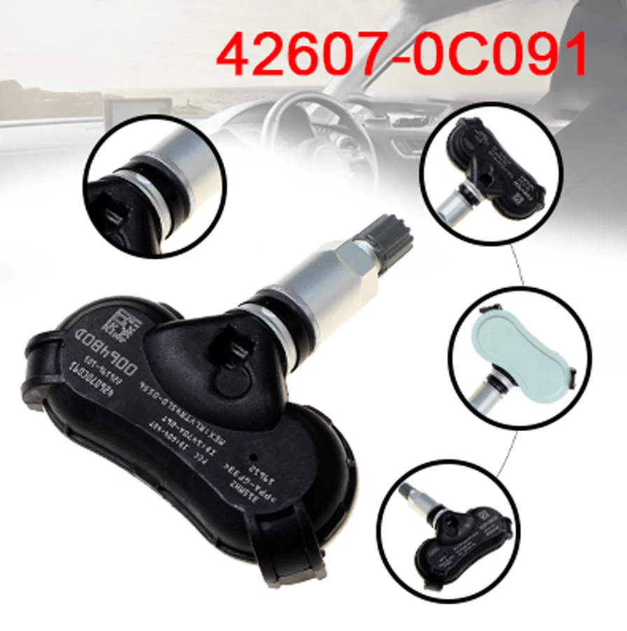 Ÿ 315MHZ 42607-0C091 426070C091  ο Ÿ̾ з ͸  TPMS, 4 