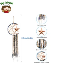 

Wind Chimes Set Soothing Melodic Tones Aluminum Memorial Wind Chime with Dream Catcher Outside for Decor Patio Porch Garden